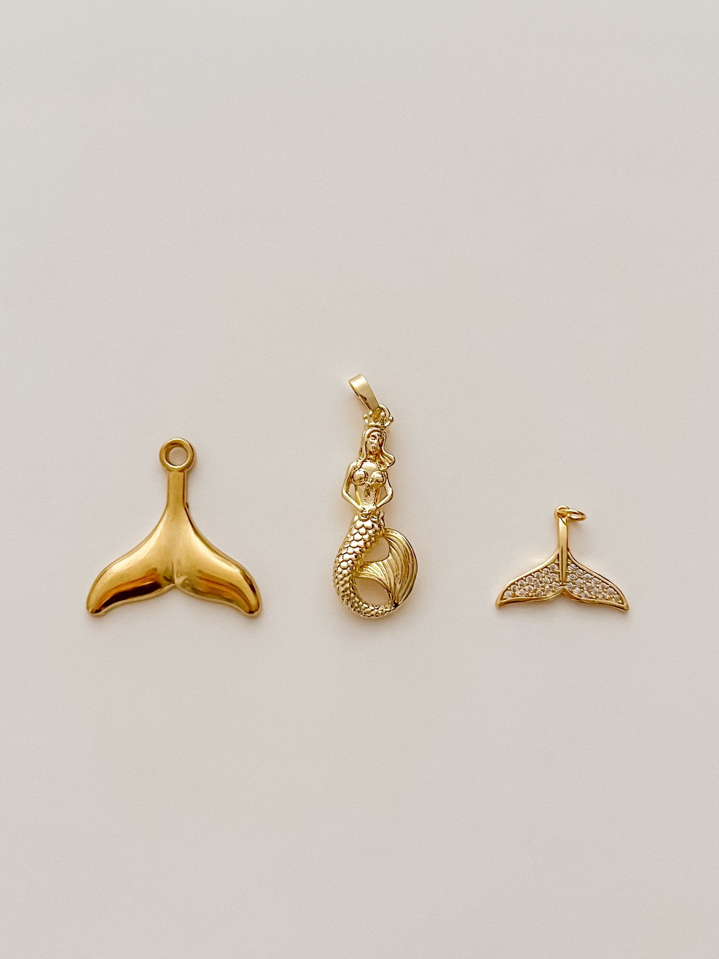 Sea life charms: mermaid