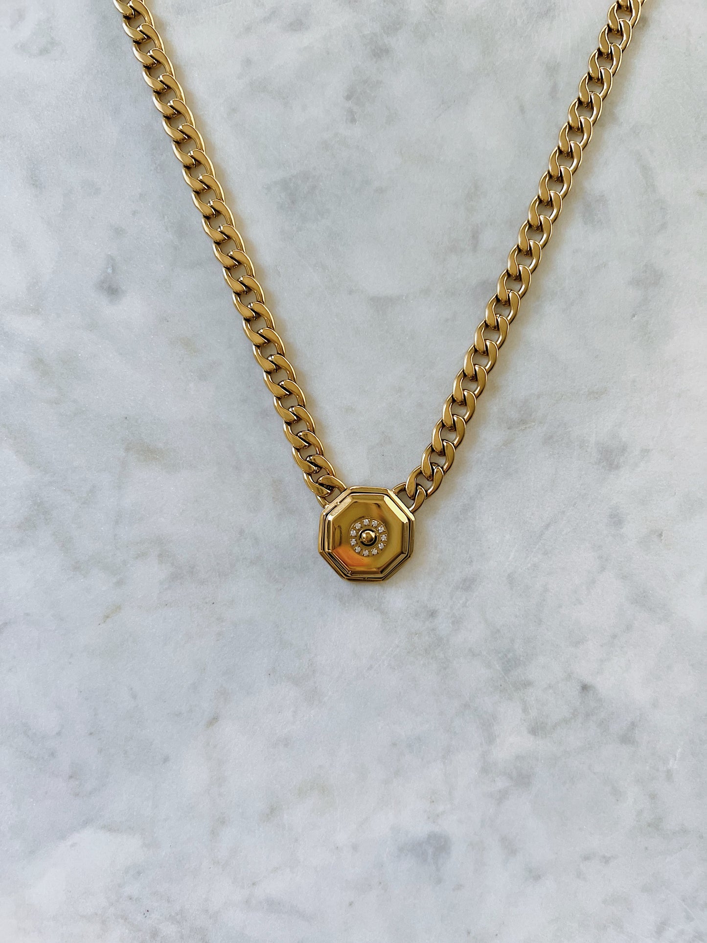 Octagon Necklace