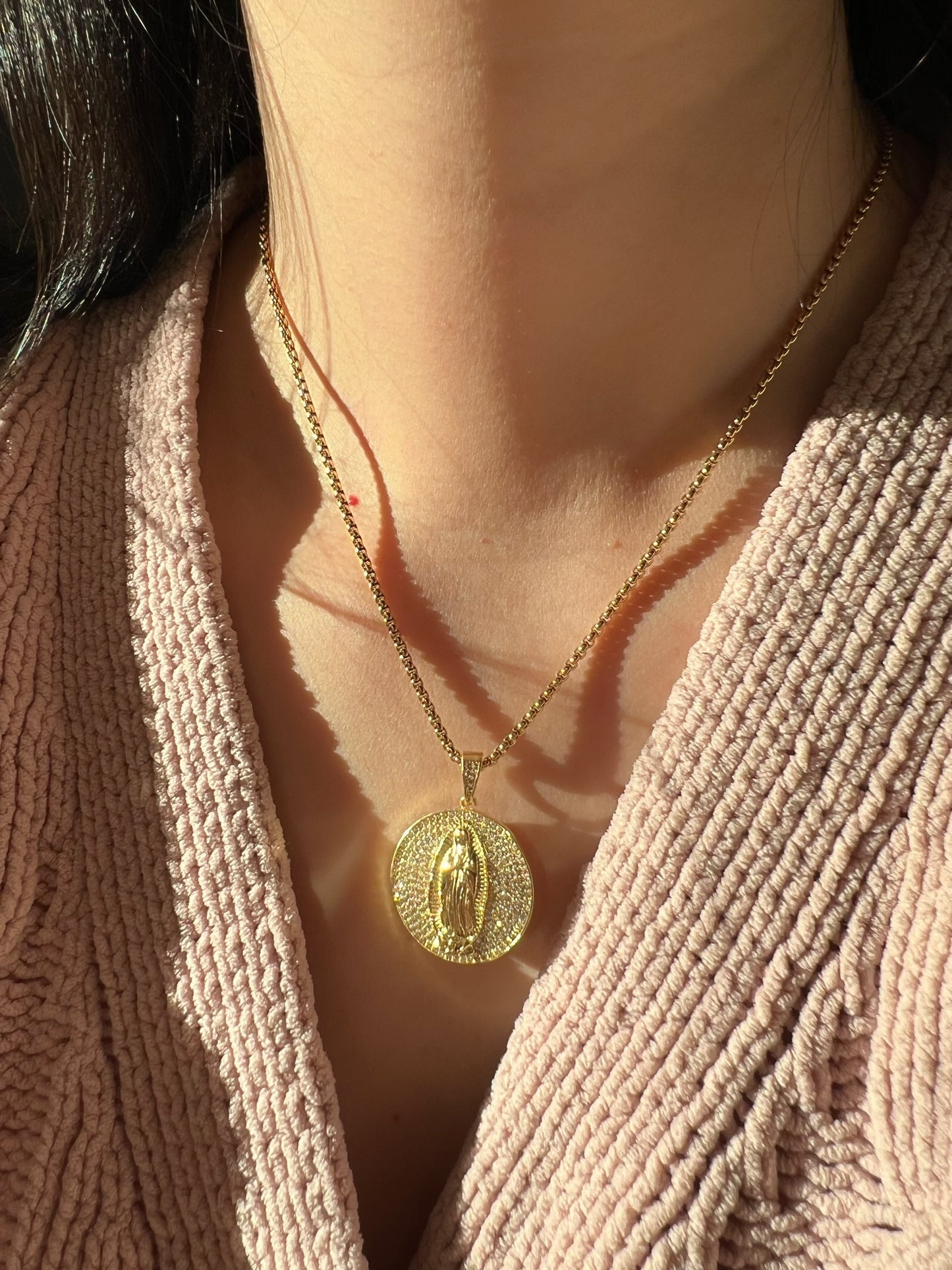 Virgin Medallion necklace