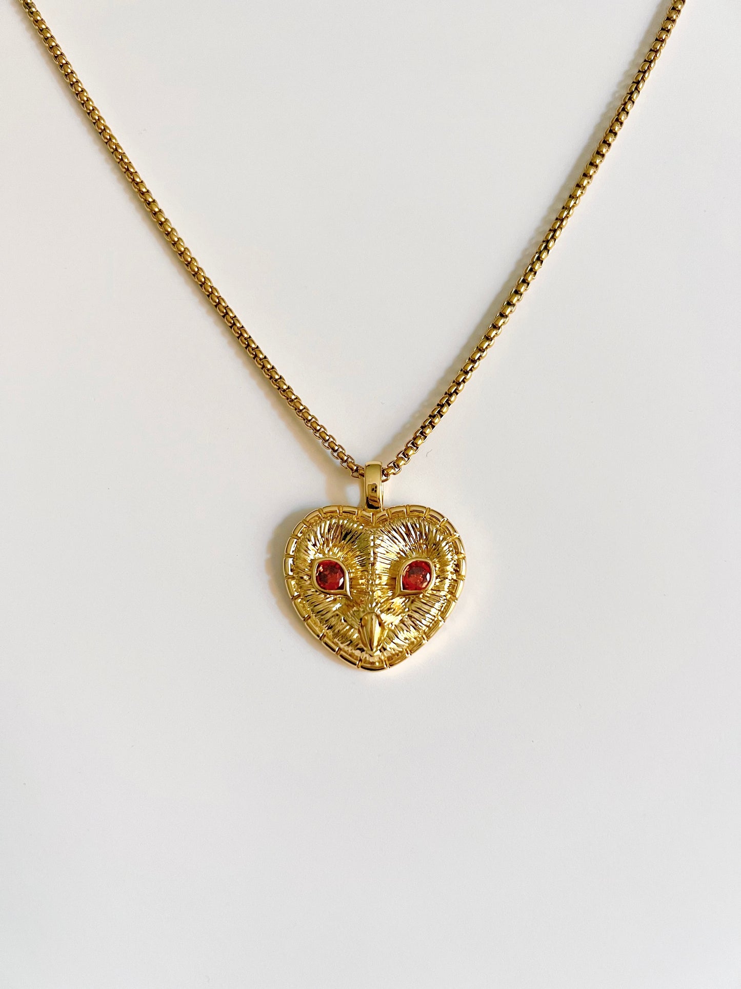 Owl love necklace