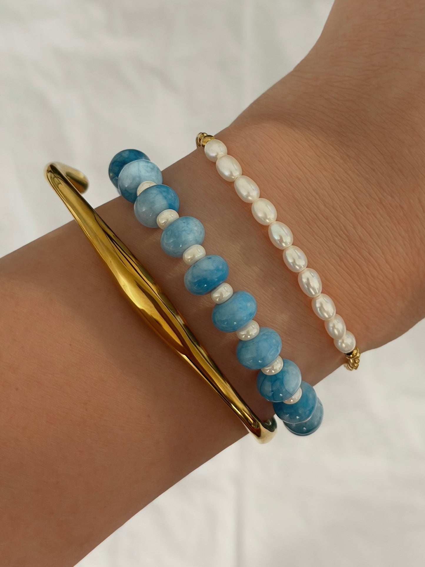 Chiffon beads bracelet