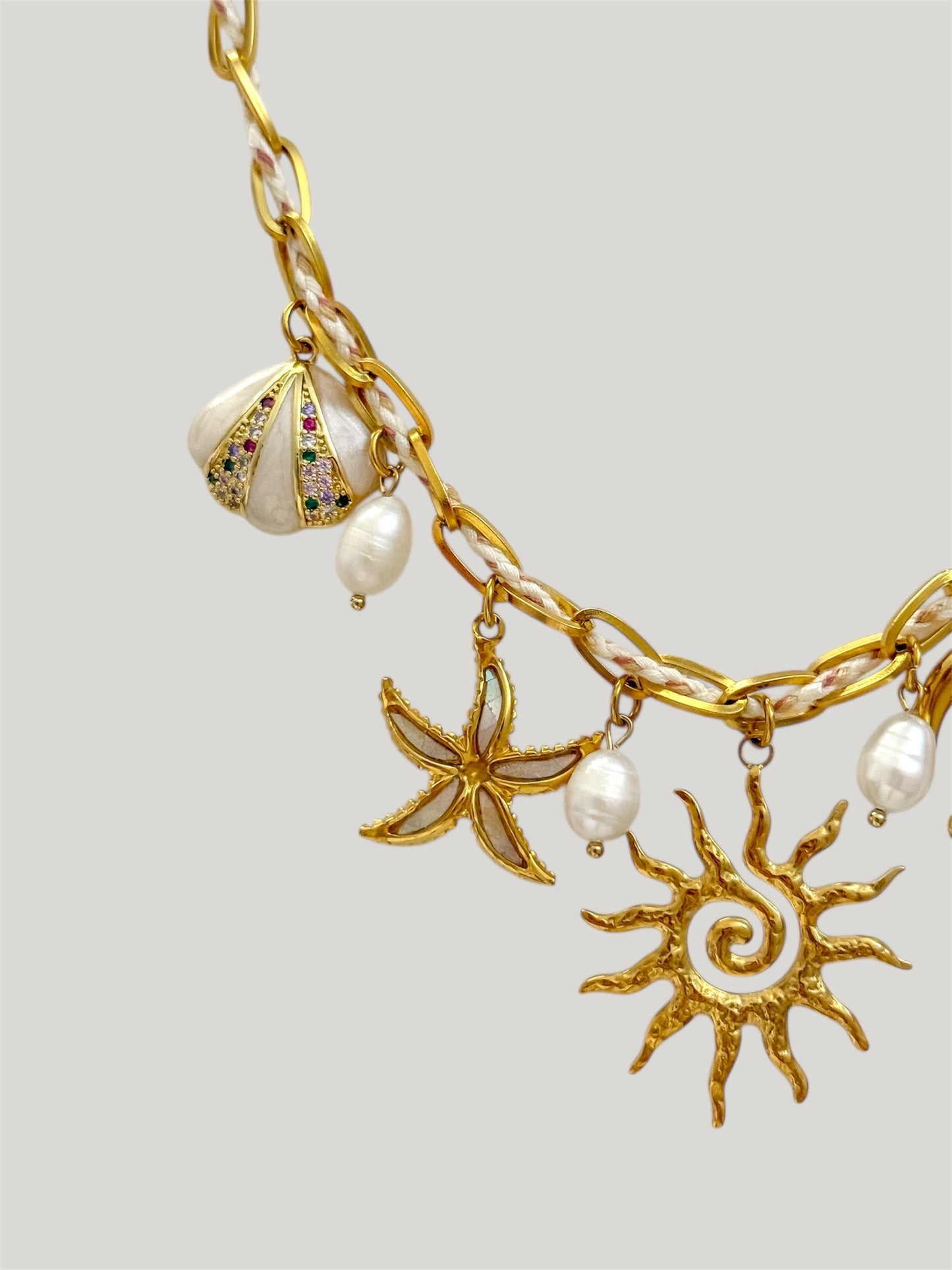 Tulum charms necklace