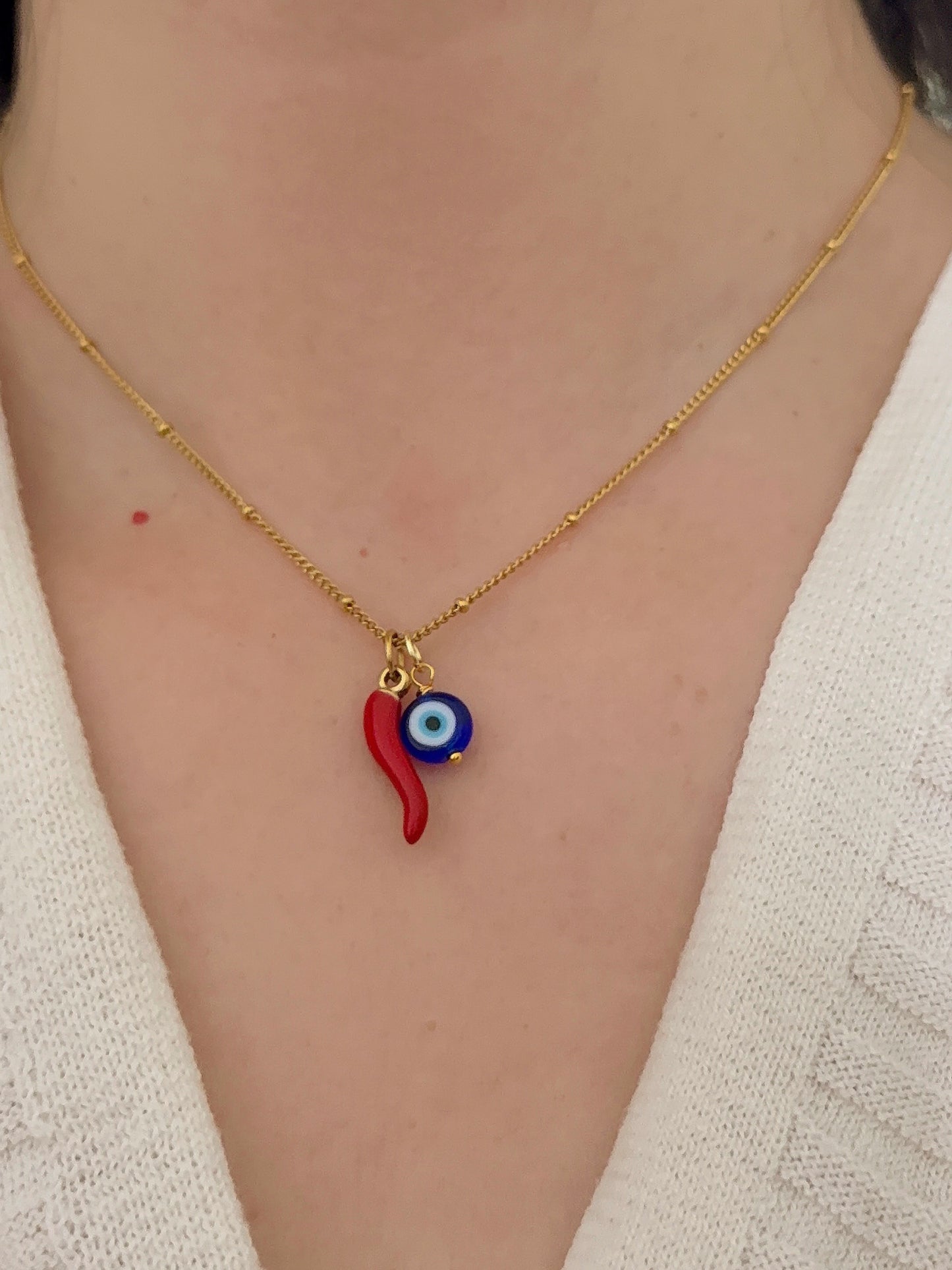 Cornicello & Malocchio necklace