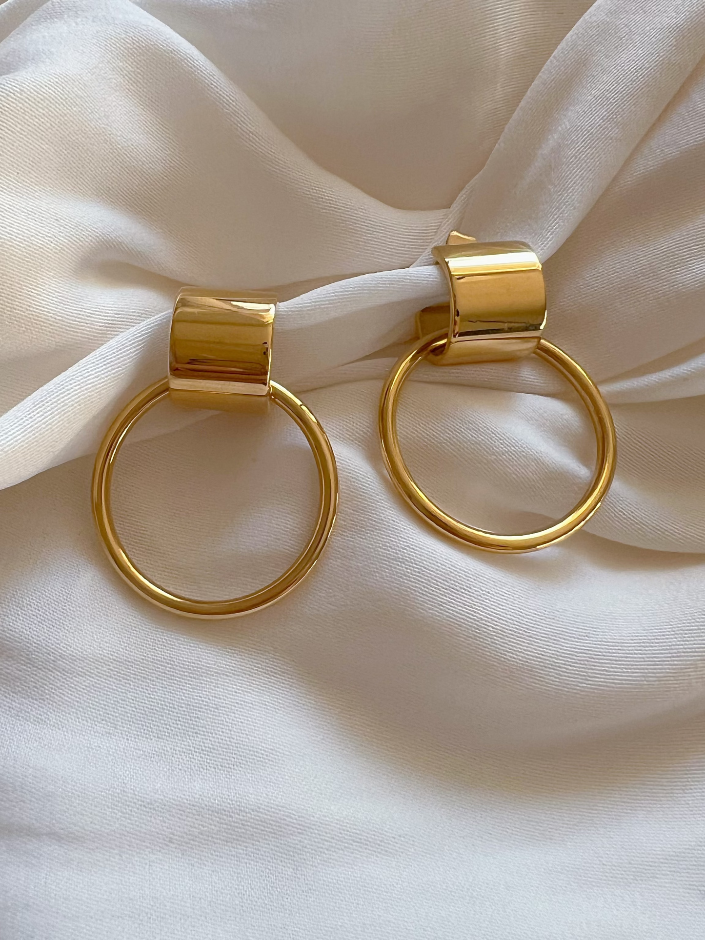 Door knocker earring