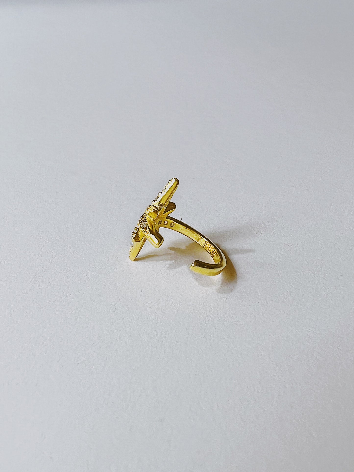 Estrella Ear Cuff, single piece (925 Sterling Silver)