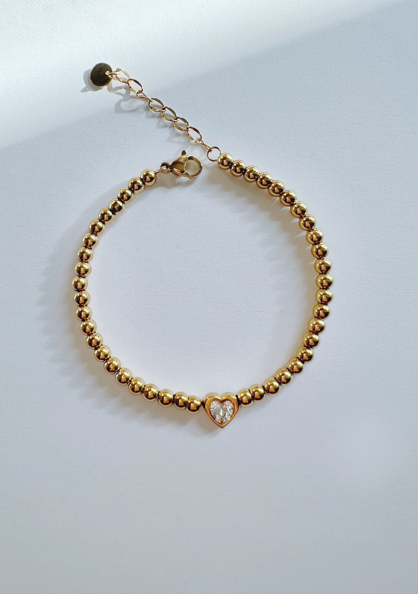 Heart Bead Bracelet