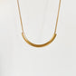 Curved bar necklace