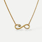 Infinity snake necklace