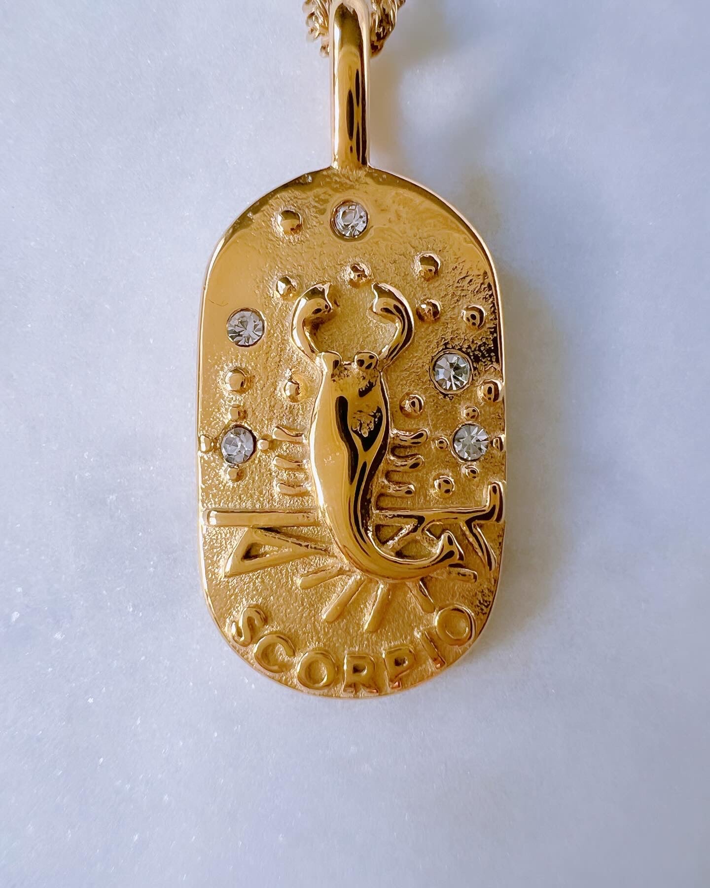 Zodiac Pendant Necklace