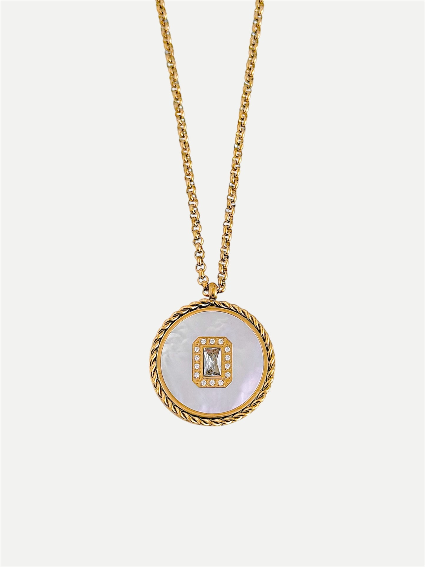 Round Medallion Necklace