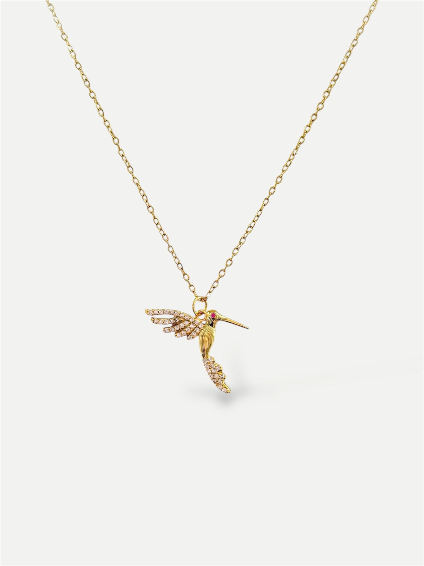 Hummingbird necklace