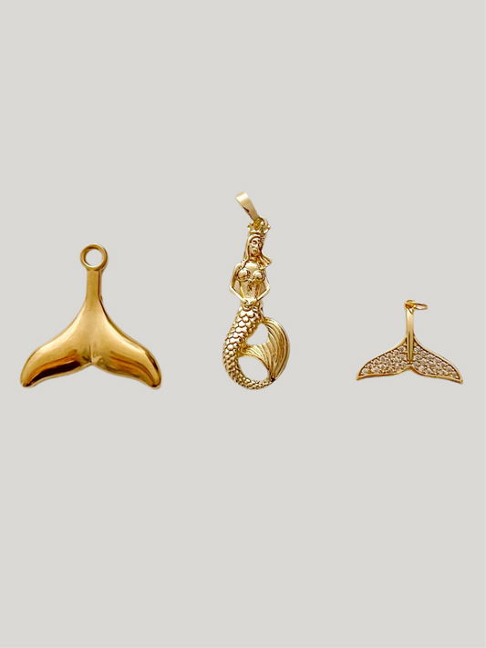 Sea life charms: mermaid