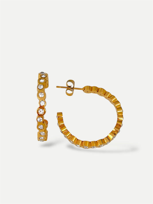 Cindy hoop earrings