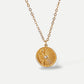 Snake medallion necklace
