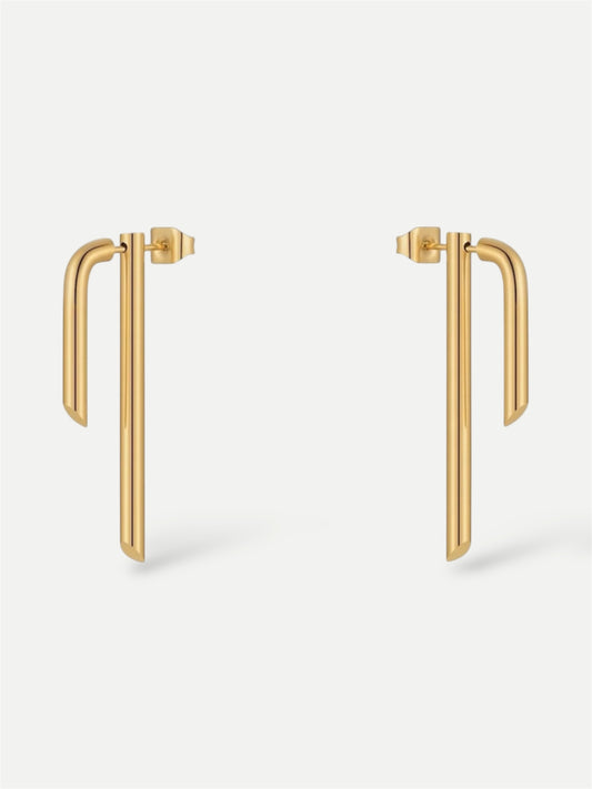 Curve Jacket Earring