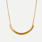 Curved bar necklace