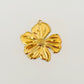Big golden flower charm