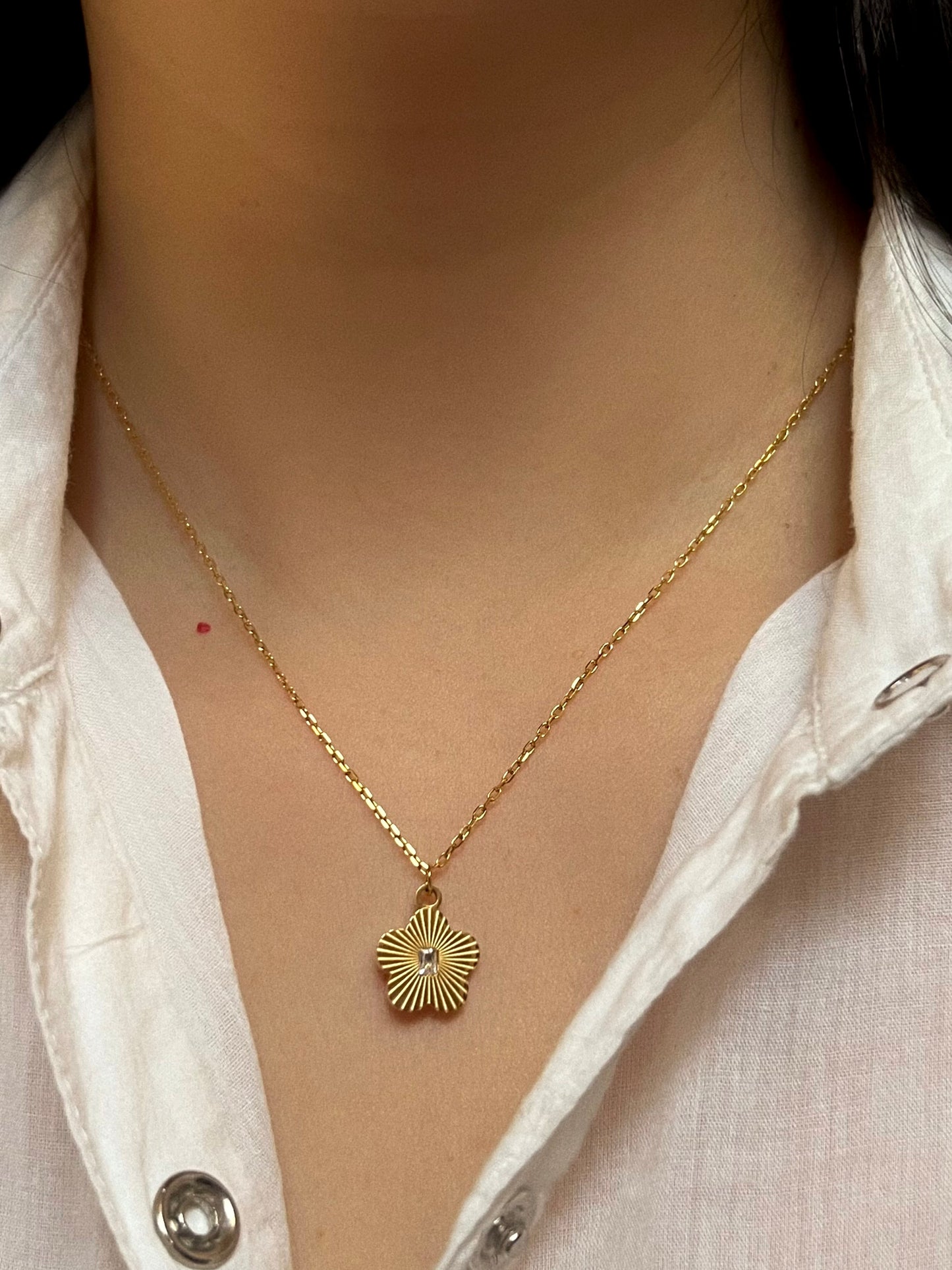 Forget me not necklace