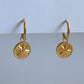 Eight Point Star Huggies Earrings