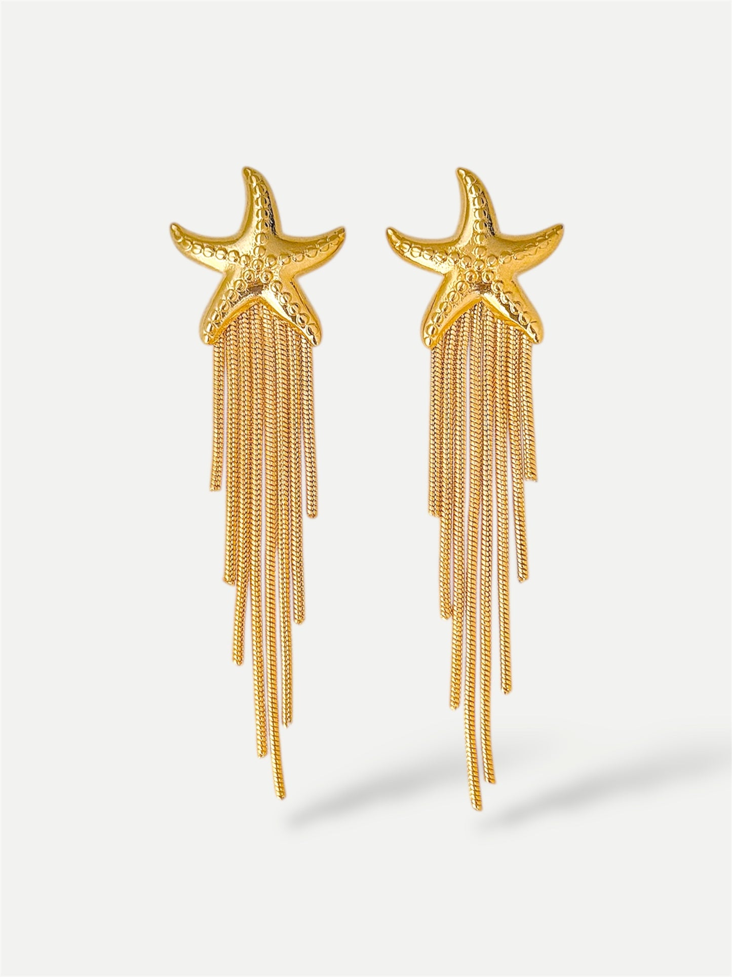 Sea star dangle earring