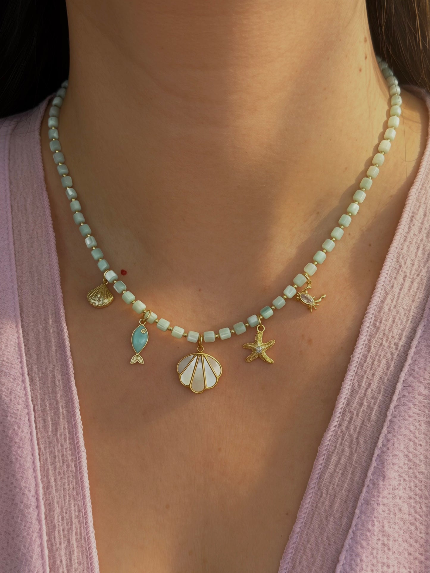 Sorbet charms necklace