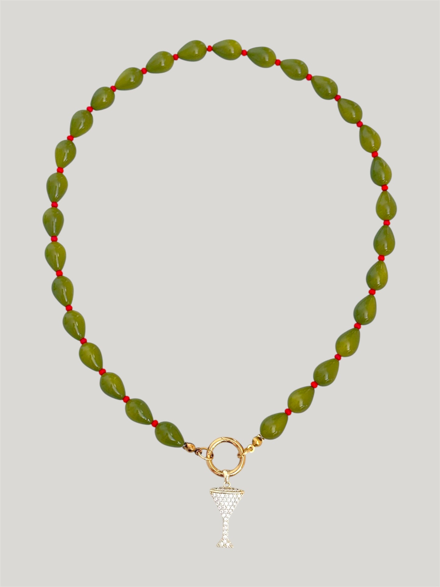 Extra olive necklace
