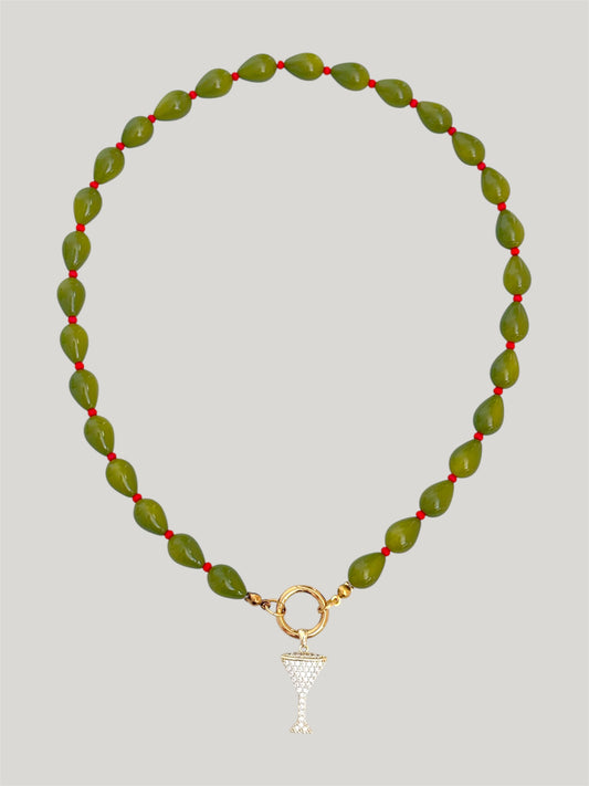 Extra olive necklace