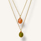 Oval drop Necklace