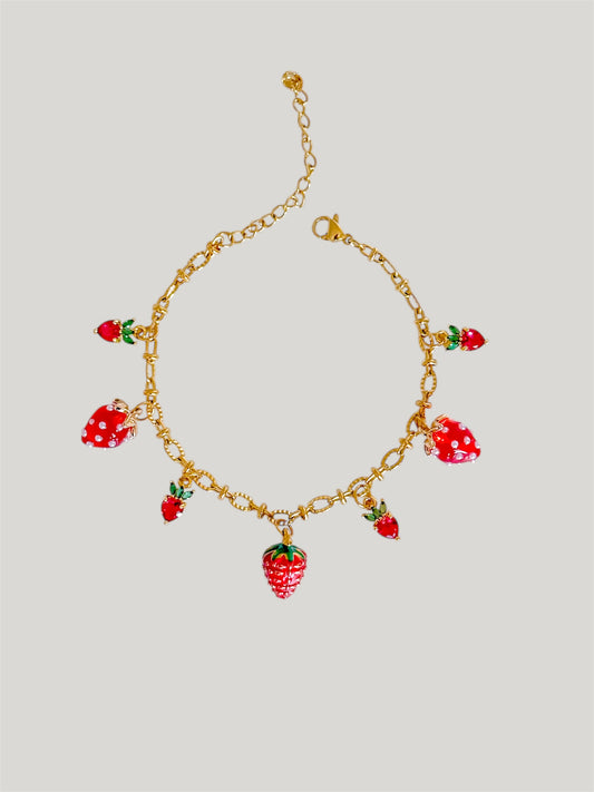 Strawberry lover bracelet