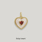 Enamel Heart Charm