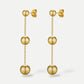 Acacia drop beads earrings