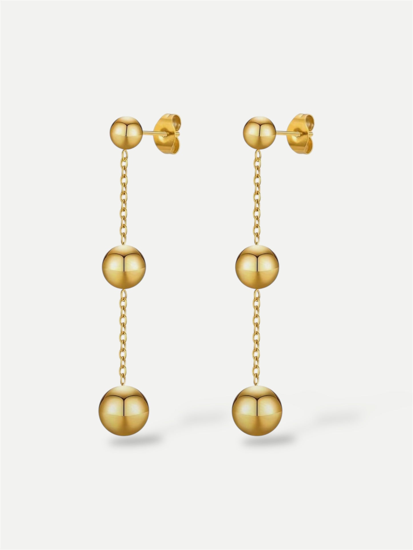 Acacia drop beads earrings