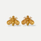 Bee studs earrings