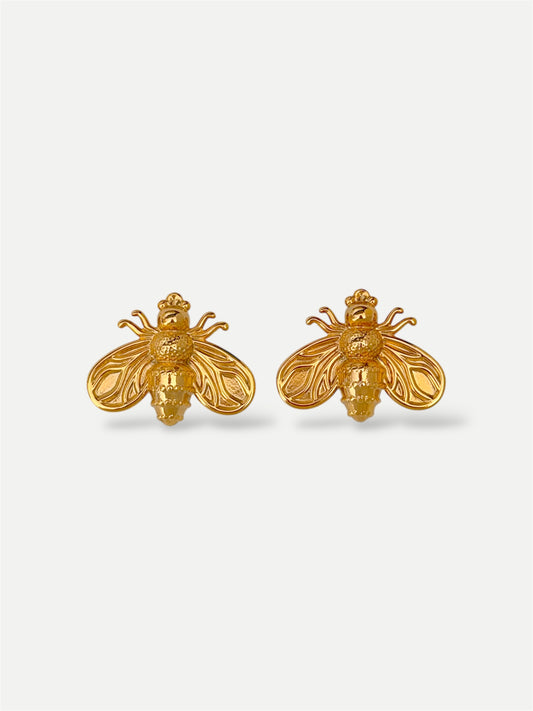 Bee studs earrings