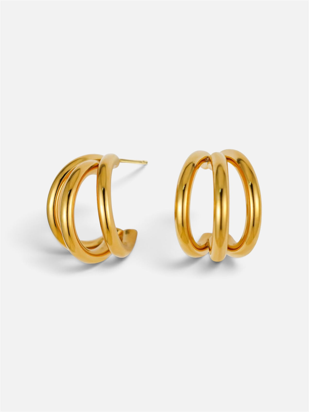 Triple Hoops Earrings