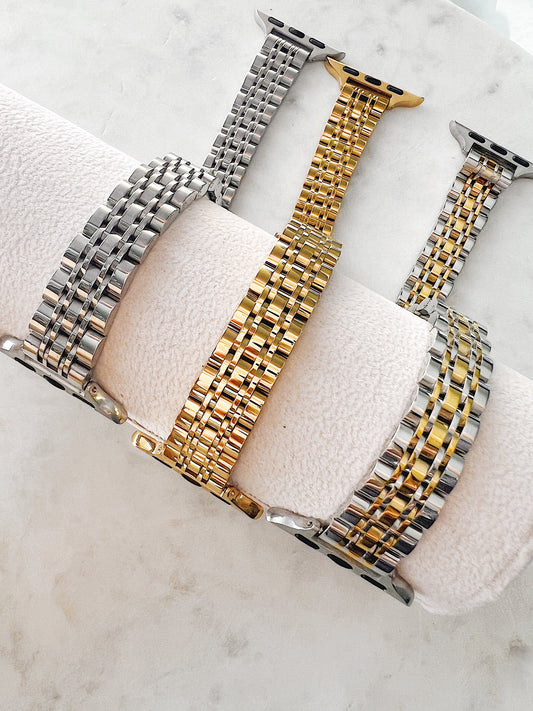 Classic Stainless Steel Watch Band