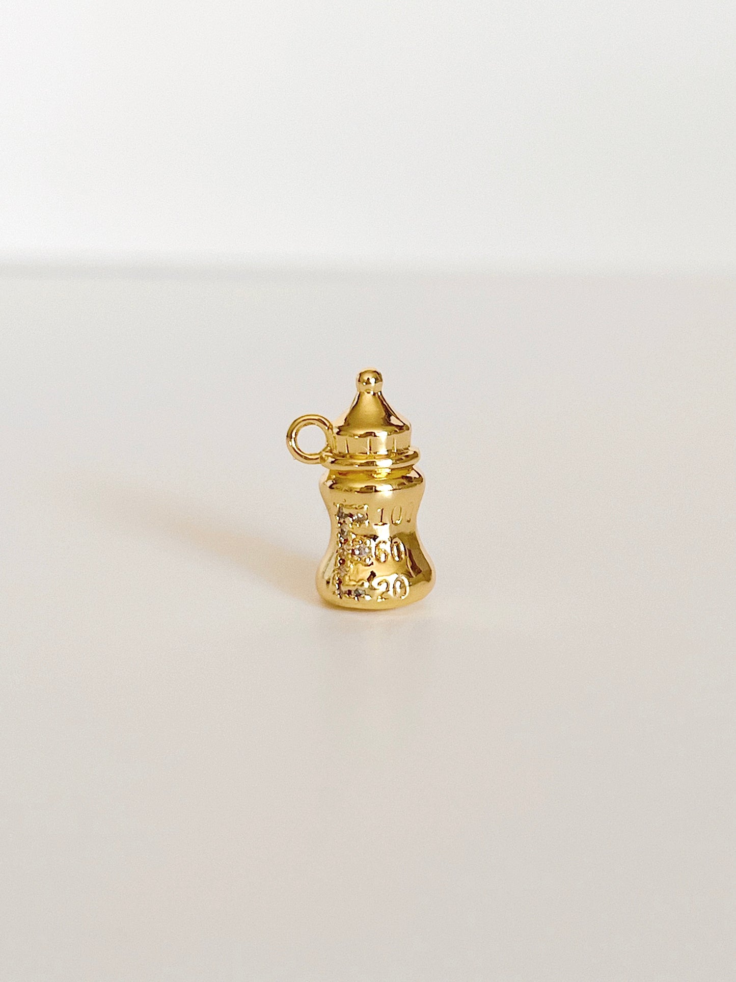 Baby bottle charm