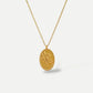 Lily medallion necklace