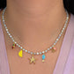 Sorbet charms necklace