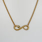 Infinity snake necklace