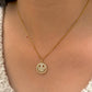 Happy face necklace