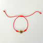 Rosette cord bracelet