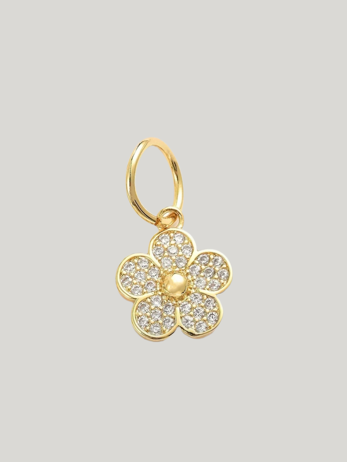 Shining flower charm