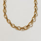 Big oval interlock necklace