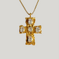 Statement cross necklace
