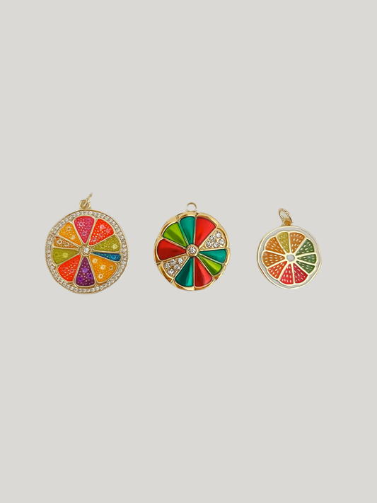 Colorful citrus charms