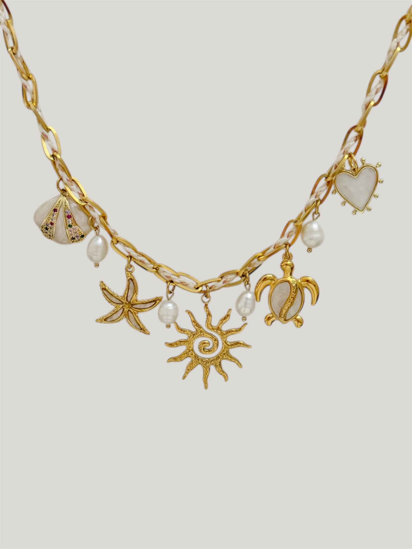 Tulum charms necklace