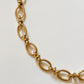 Big oval interlock necklace