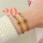 Rosette bracelet