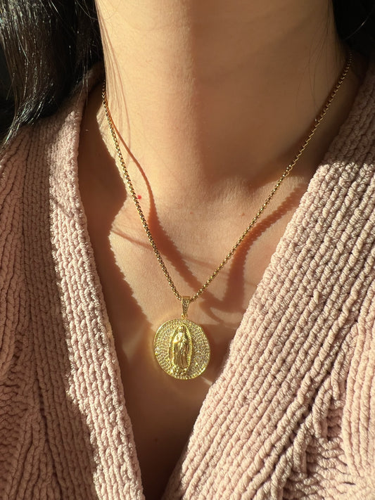 Virgin Medallion necklace